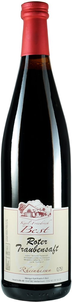 2024 Roter Traubensaft