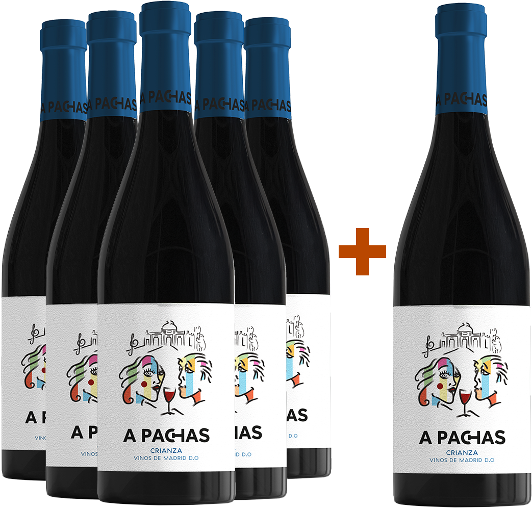 Aktionspaket 5+1 A Pachas Crianza Madrid DO