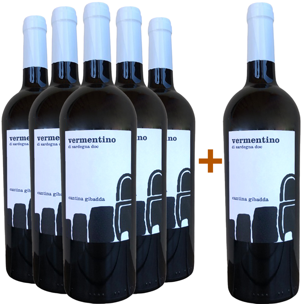 5+1 Paket Vermentino di Sardegna DOC
