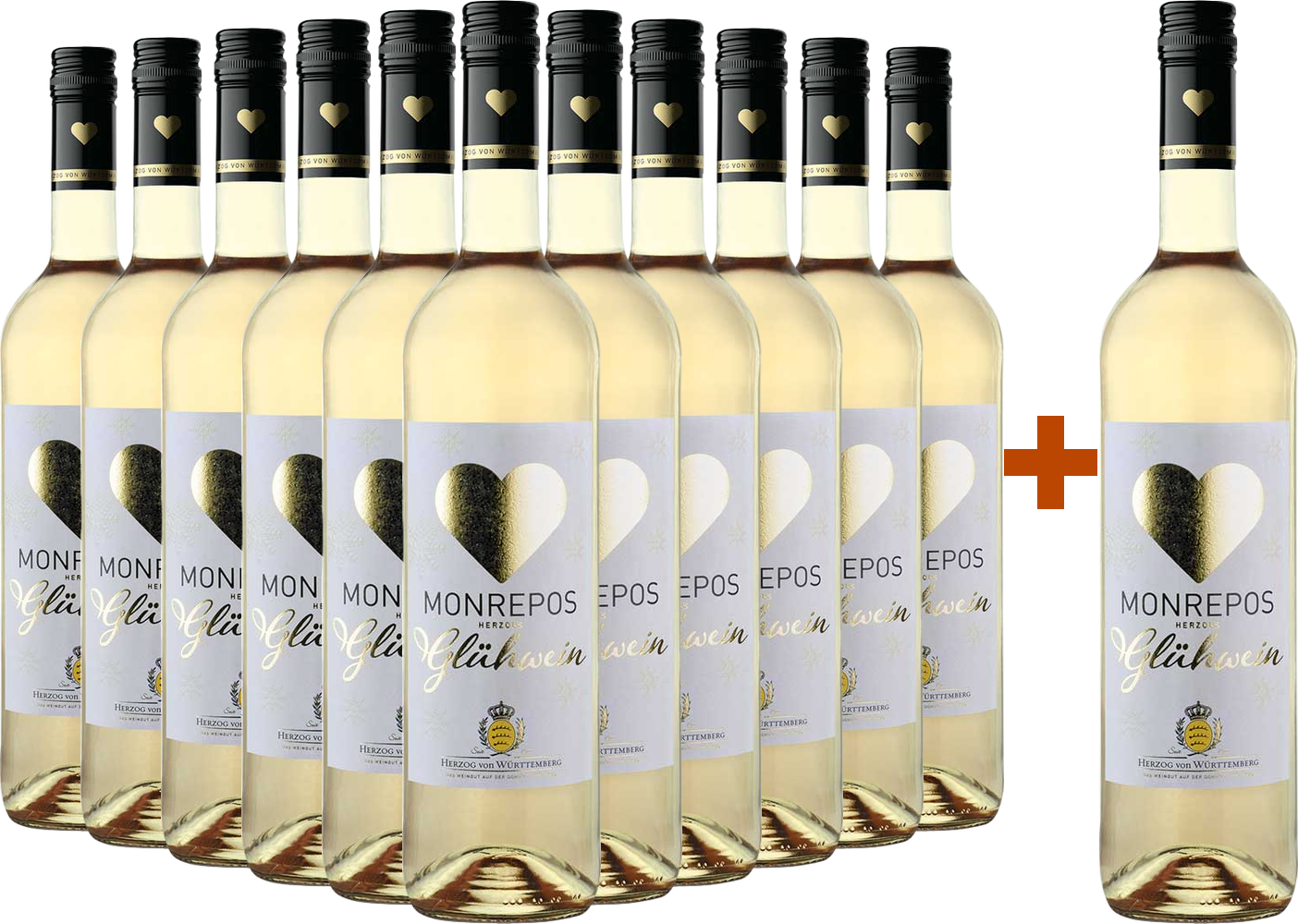 11+1 Paket Herzogs Glühwein weiß