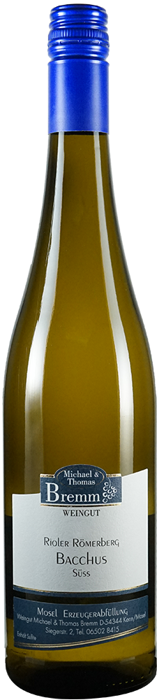2024 Bacchus Süß, Rioler Römerberg
