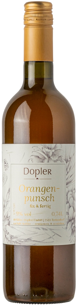 Orangenpunsch - 0,74l Flasche