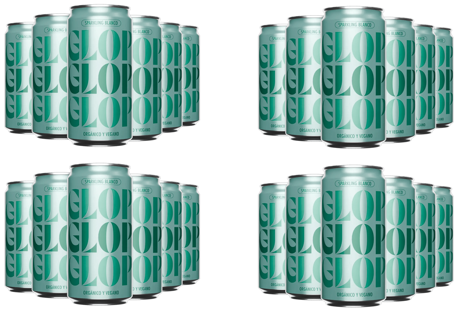 Aktionpaket 24 Glop White Sparkling Cataluña DO BIO 0,2 L BIO