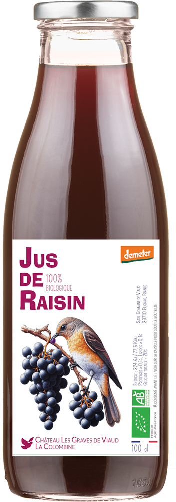 Juis de Raisin 100% logique BIO 1,0 L