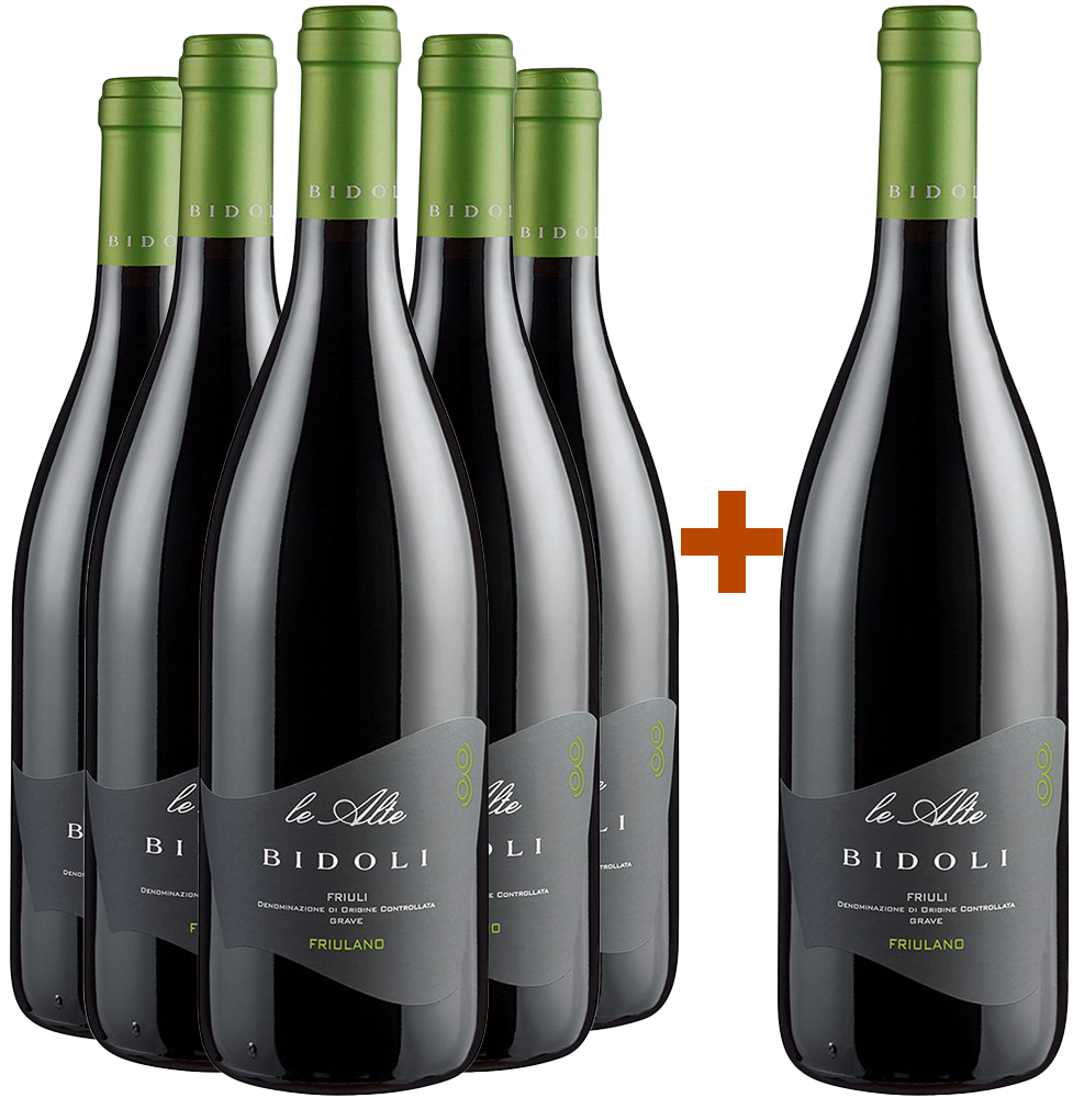 5+1 Paket Friulano Friuli Grave DOC