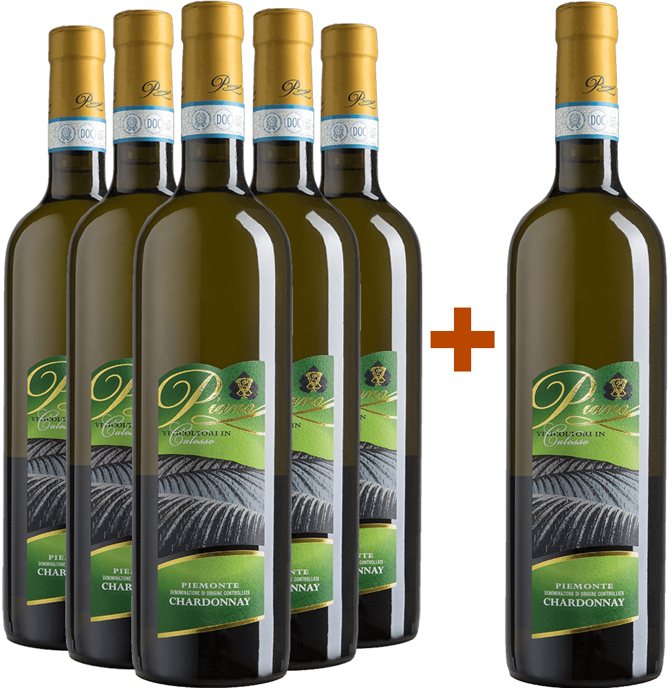 5+1 Paket Chardonnay Piemonte DOC