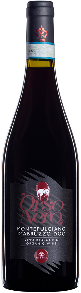 2019 Orso Nero Montepulciano D'Abruzzo DOC BIO