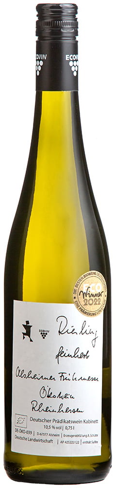 2021 Alsheimer Frühmesse Riesling feinherb, unser Ecowinner 2022 BIO