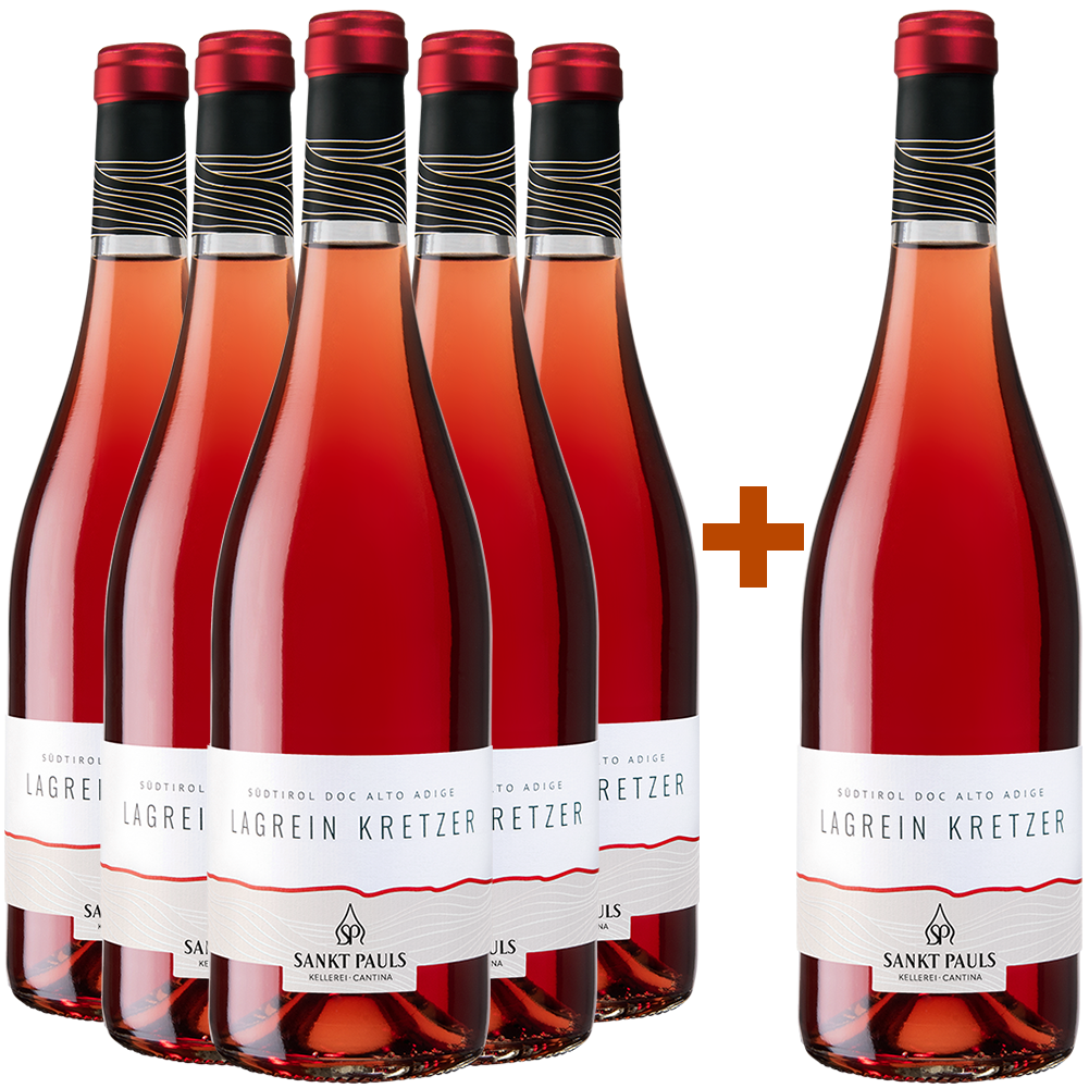 5+1 Paket Lagrein Kretzer Rosé Alto Adige DOC