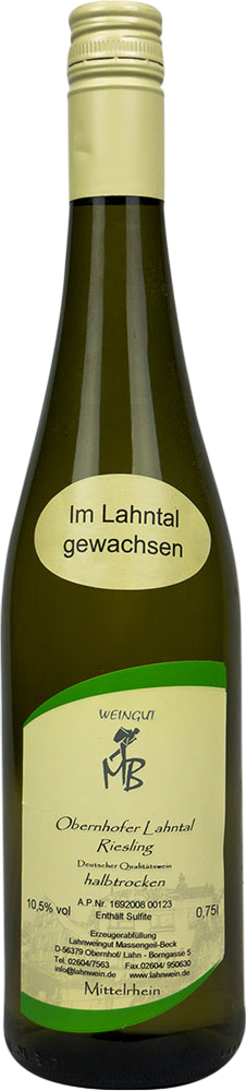 2022 Obernhofer Lahntal Riesling