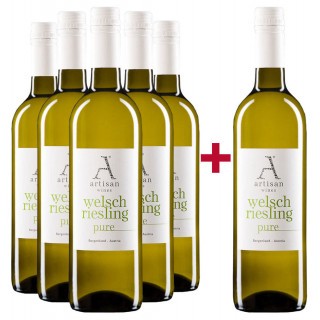 5+1 Paket "Pure" Welschriesling trocken