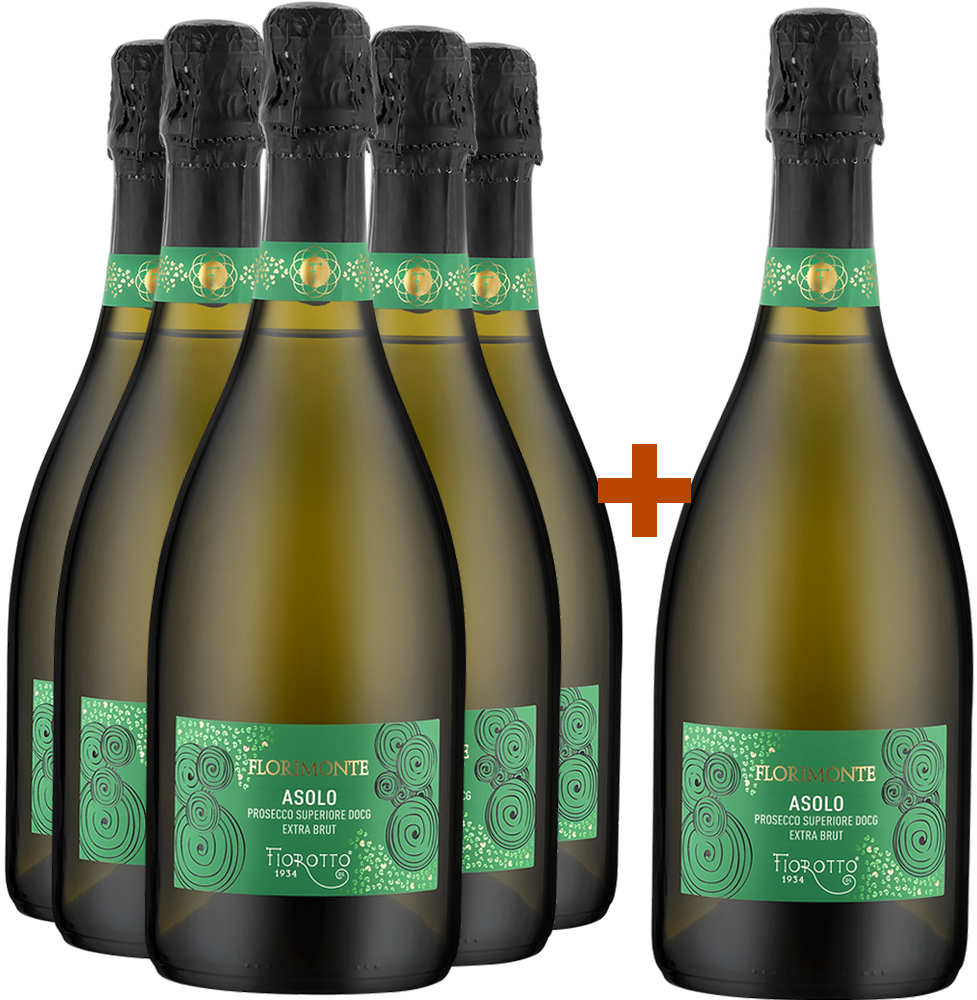 5+1 Florimonte Asolo Prosecco Superiore DOCG-Paket