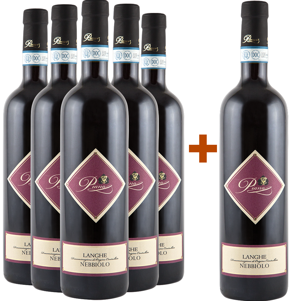 5+1 Paket Nebbiolo Langhe DOC