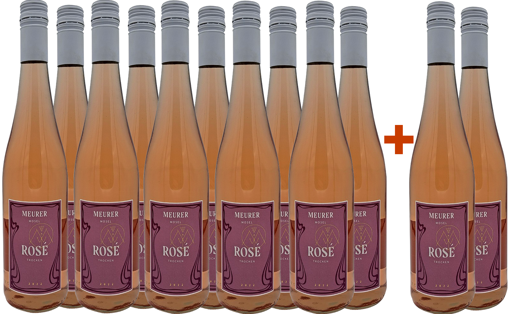 10+2 Rosé-Paket trocken