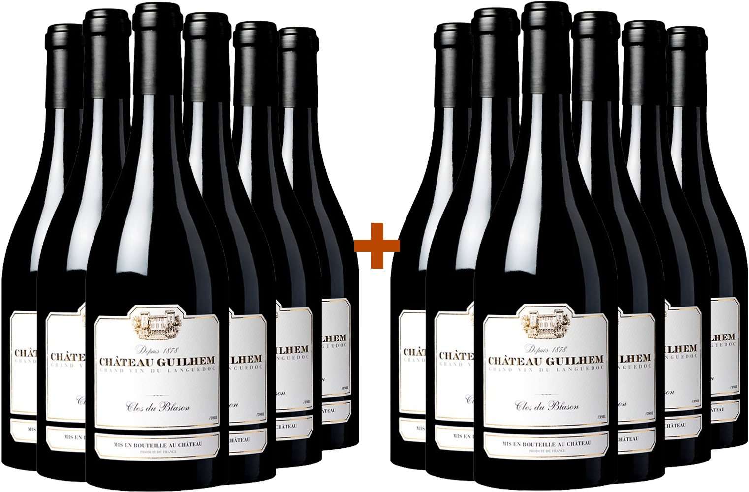 6+6 Clos du Blason Rouge Malepère AOP BIO