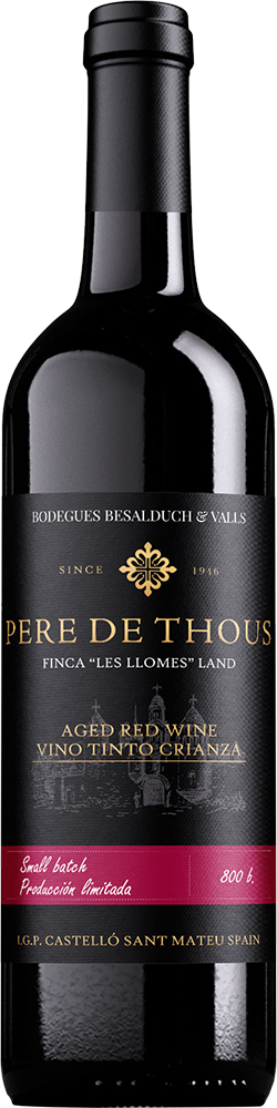 2022 Pere de Thous tinto Crianza-cabernet sauvignon-Castellón VT