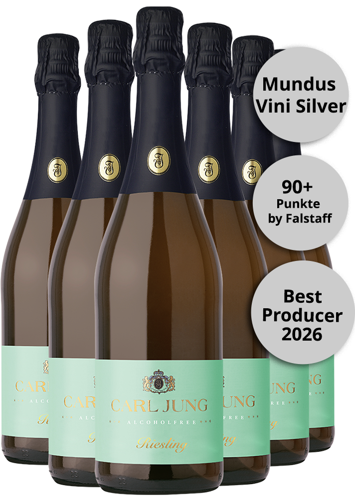 Mousseux Riesling - schäumendes Getränk aus entalkoholisiertem Rieslingwein (6 Flaschen)