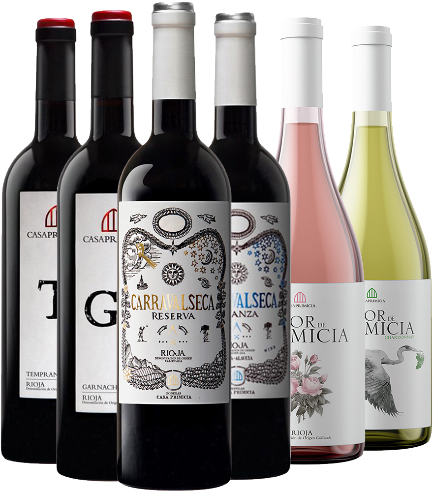 Casa Primicia Rioja Rebsorten Probierpaket Rioja DOCa