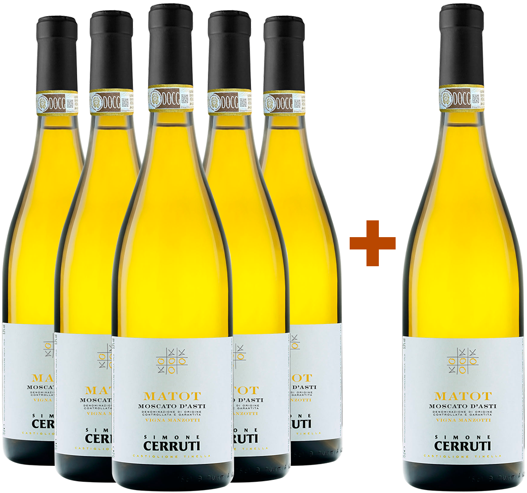 5+1 Paket Matot Vigna Manzotti Moscato d'Asti DOCG