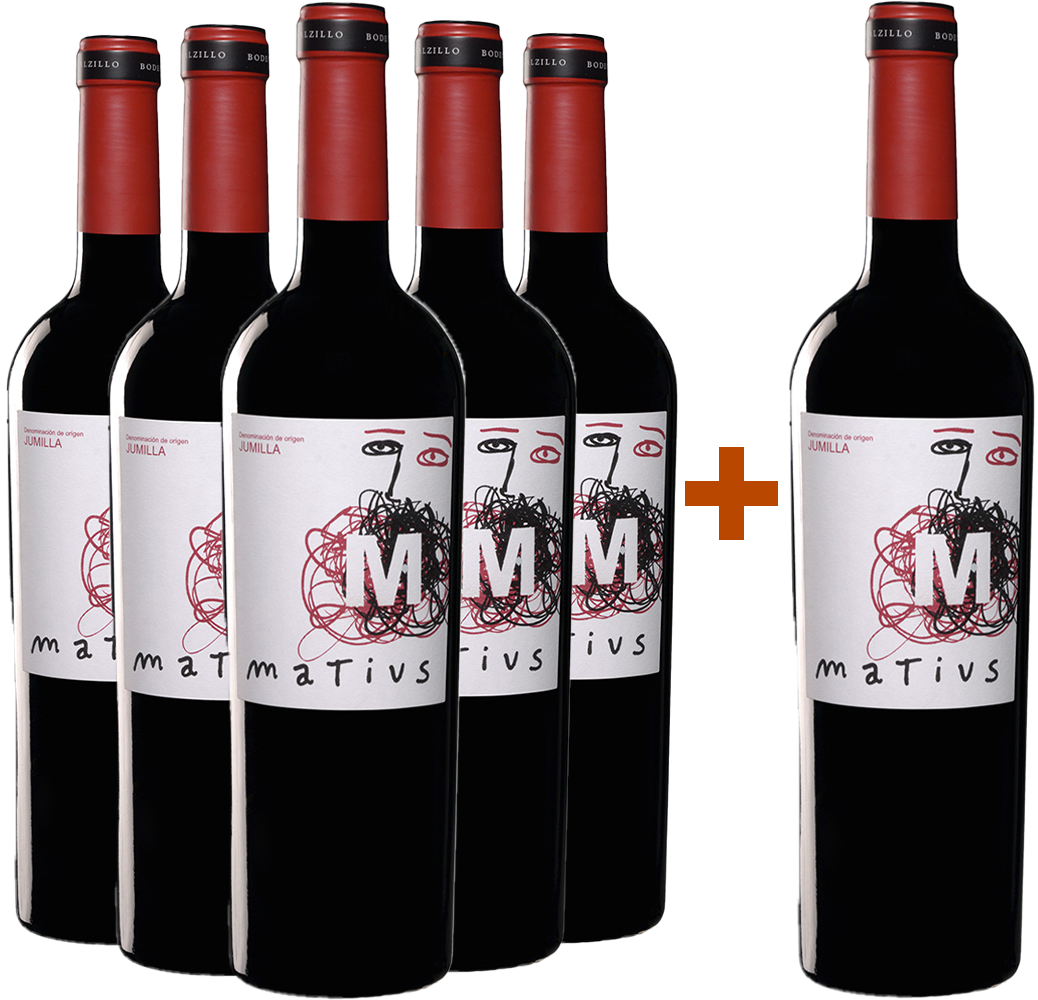 5+1 Aktionspaket Matius Crianza Jumilla DO