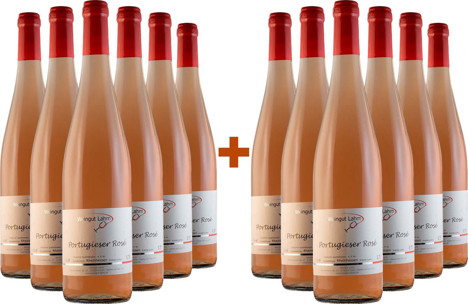 6+6 Paket Portugieser Rosé Qualitätswein