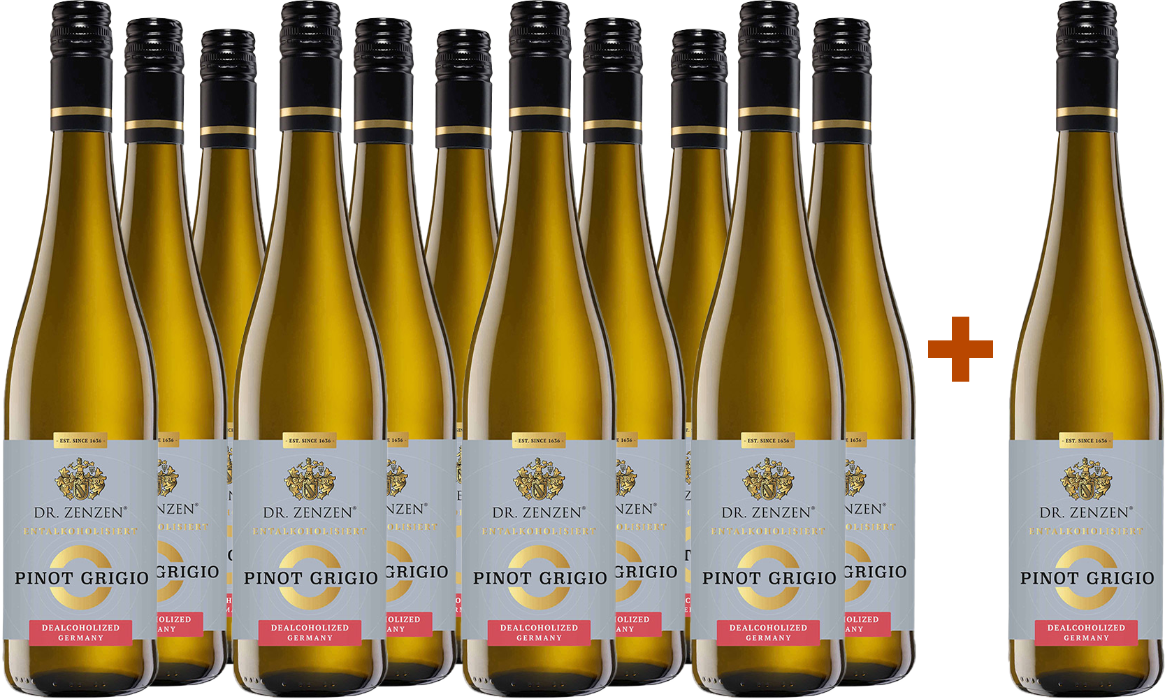 11+1 Paket Pinot Grigio feinherb alkoholfrei