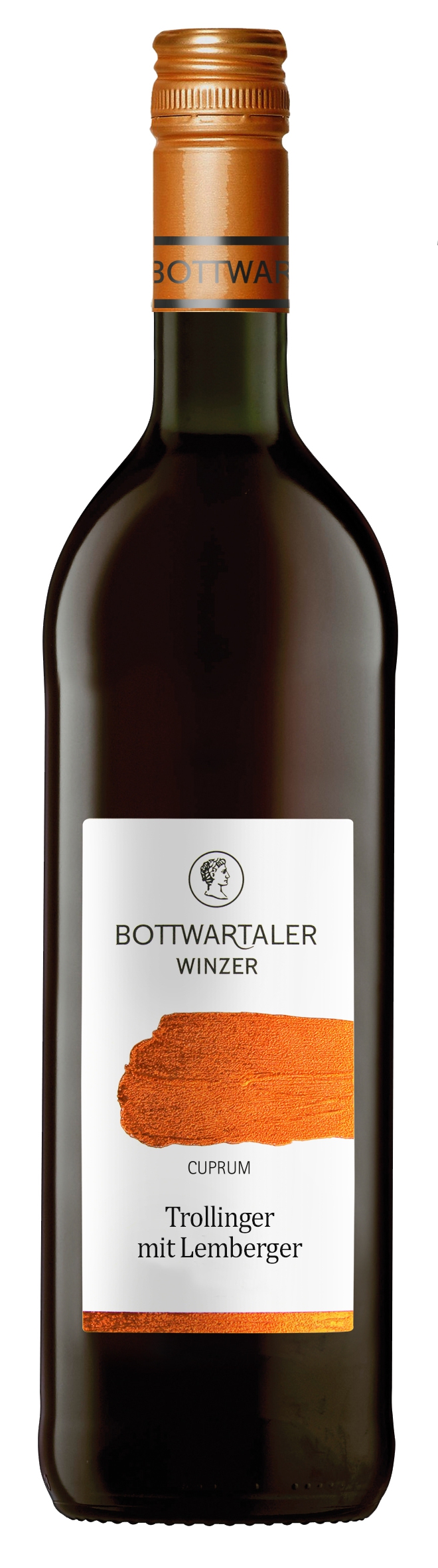 Bottwartaler Winzer 2021 Trollinger mit Lemberger Beilsteiner Wartberg /  Kupfer halbtrocken - Wein günstig kaufen