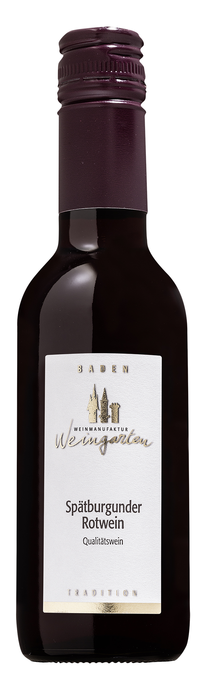 Schliengen-Müllheim 2018 Spätburgunder Rotwein halbtrocken 0,25 L