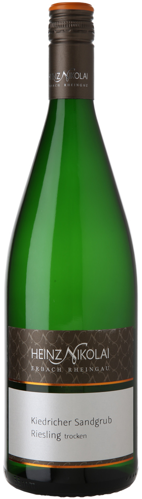 2020 Kiedricher Sandgrub Riesling 1L trocken - Weingut Heinz Nikolai