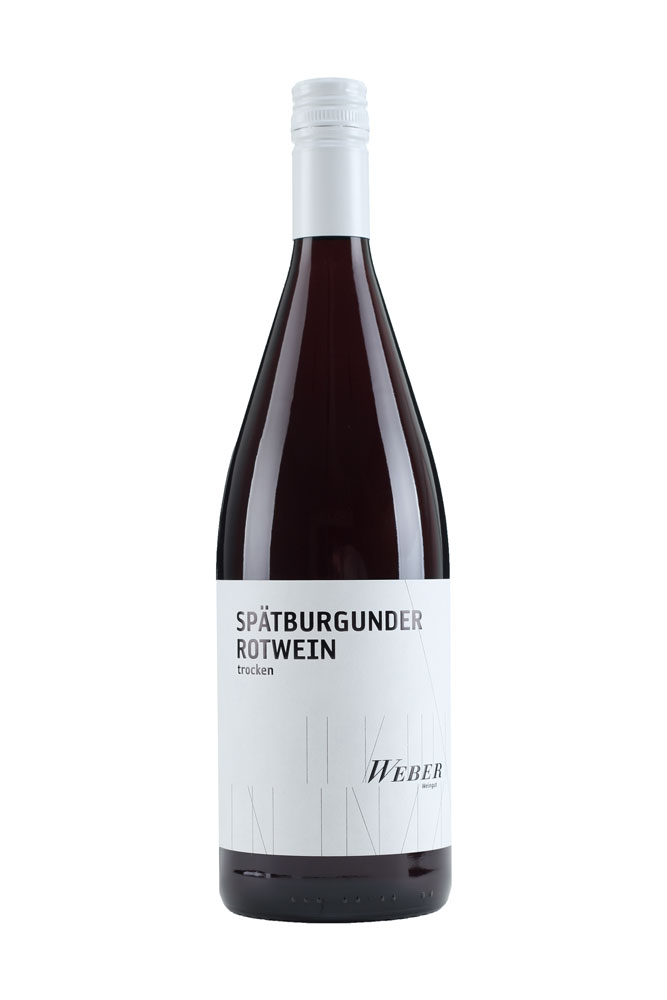 Weber 2021 Spätburgunder Rotwein trocken 1,0 L