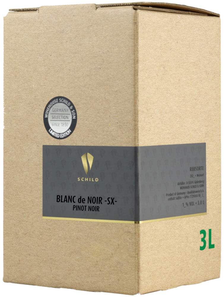 Schild & Sohn 2021 Blanc de Noir -SX- Bag-in-Box (BiB) trocken 3,0 L