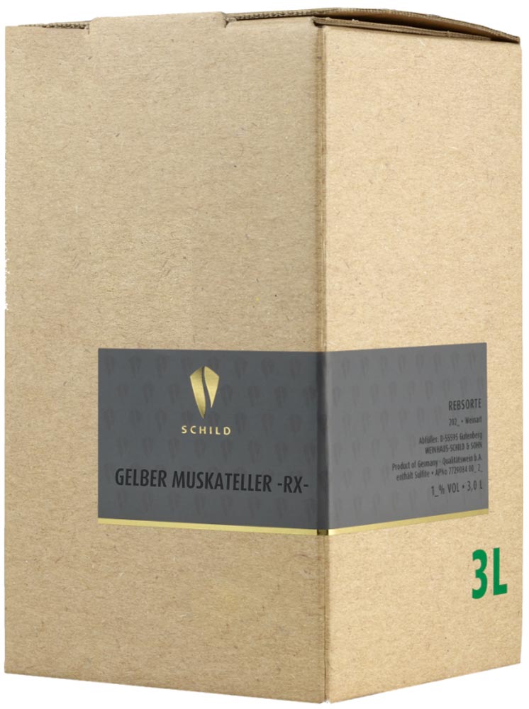 Schild & Sohn 2021 Gelber Muskateller -RX- Bag-in-Box (BiB) trocken 3,0 L