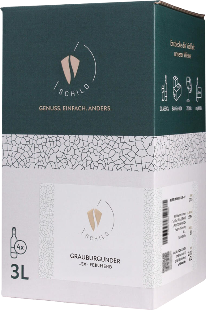 2025 GRAUBURGUNDER -SX- feinherb 3,0 L - SCHILD.WEIN