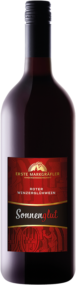 Erste Markgräfler Sonnenglut Roter Glühwein 1,0 L - Markgräfler Winzer