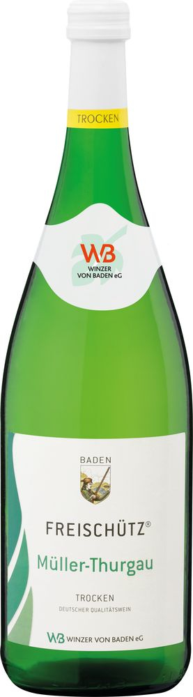 Winzer von Baden 2021 Müller-Thurgau Freischütz trocken 1,0 L