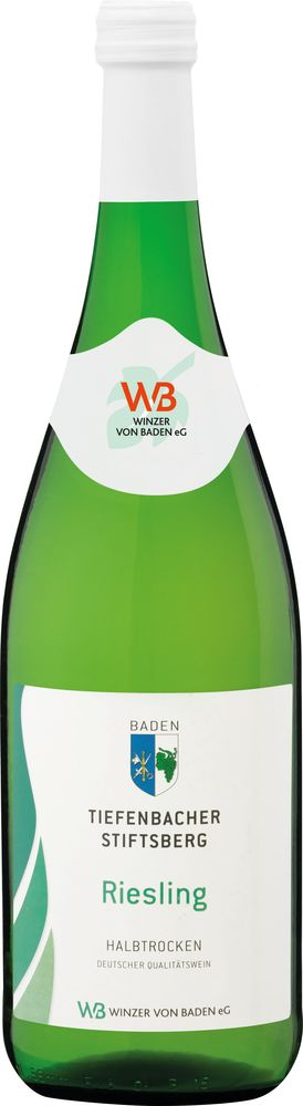 Winzer von Baden 2022 Riesling Tiefenbacher Stiftsberg halbtrocken 1,0 L