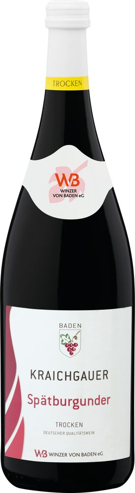 Winzer von Baden 2021 Spätburgunder Kraichgauer trocken 1,0 L