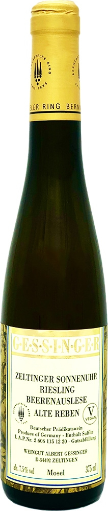 Gessinger 2020 Zeltinger Sonnenuhr Riesling Beerenauslese edelsüß 0,375 L