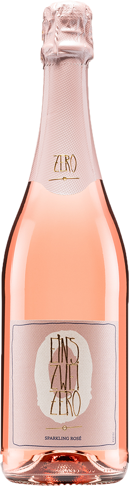 EINS-ZWEI-ZERO Sparkling Rosé entalkoholisiert verperlt - Weingut Leitz
