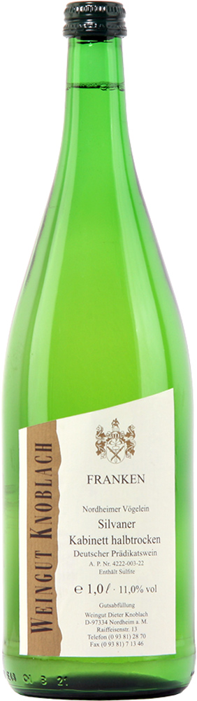 Knoblach 2021 Silvaner Kabinett halbtrocken