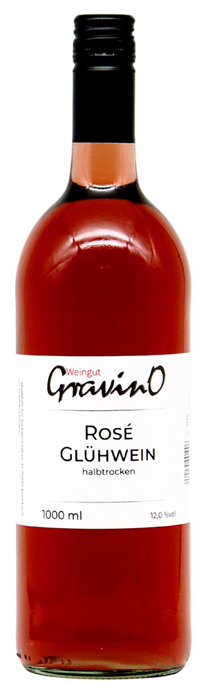 GravinO 2021 Rosé Glühwein halbtrocken 1,0 L