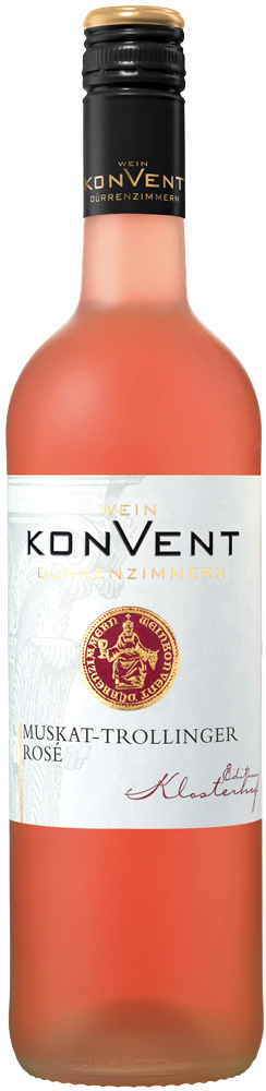 Weinkonvent Dürrenzimmern eG 2021 Muskattrollinger Weißherbst Klosterhof Muskat-Trollinger Rosé lieblich