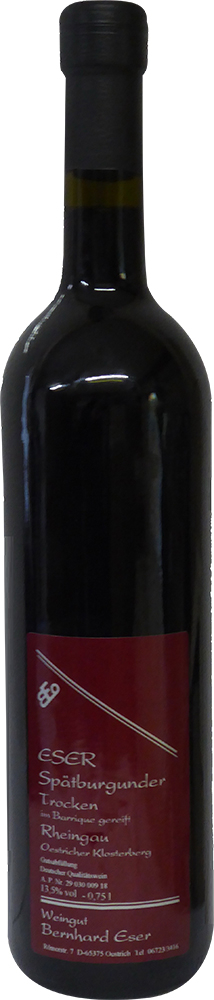 Bernhard Eser 2016 Eser Spätburgunder Rotwein trocken