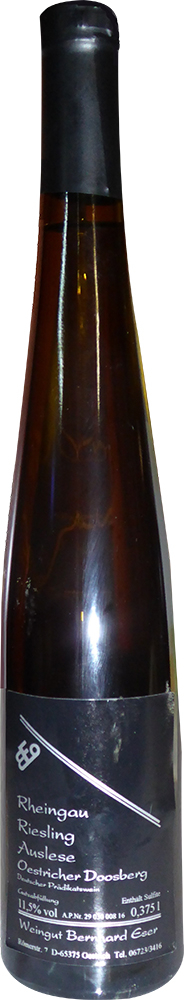 Bernhard Eser 2015 Oestricher Doosberg Riesling Auslese edelsüß 0,375 L