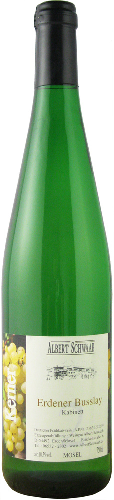 2018 Erdener Busslay Kabinett lieblich - Weingut Albert Schwaab