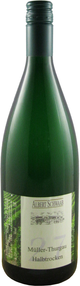 2019 Müller-Thurgau halbtrocken 1,0 L - Weingut Albert Schwaab