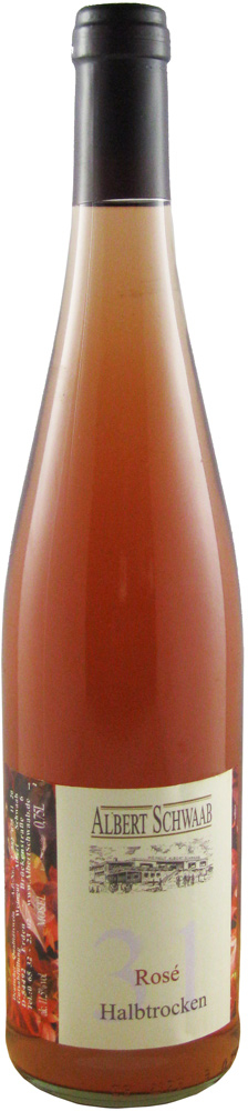 2019 Rosé halbtrocken - Weingut Albert Schwaab