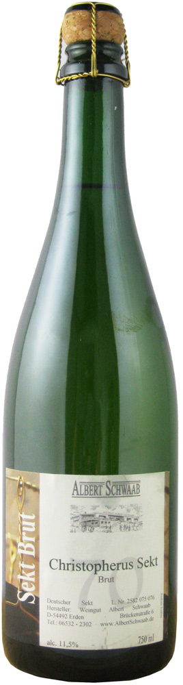 Christopherus Sekt brut - Weingut Albert Schwaab