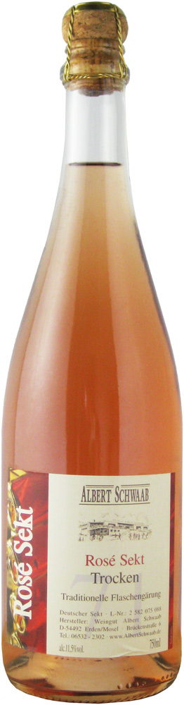 Rosé Sekt trocken - Weingut Albert Schwaab