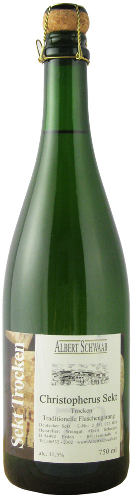 Christopherus Sekt trocken - Weingut Albert Schwaab